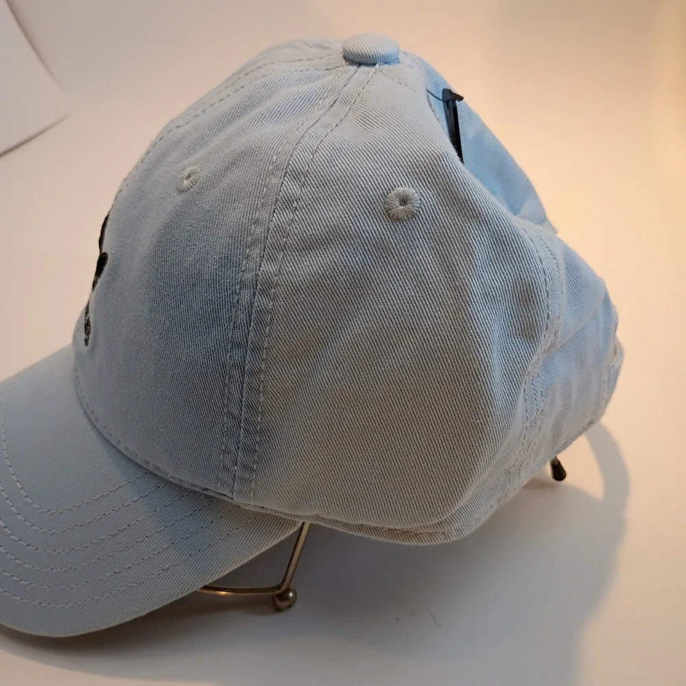 Adidas‎ Originals Women Relaxed Strapback Hat Ice Blue Trefoil Logo BH7132 NEW
